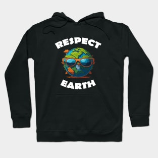 Respect Earth White Hoodie